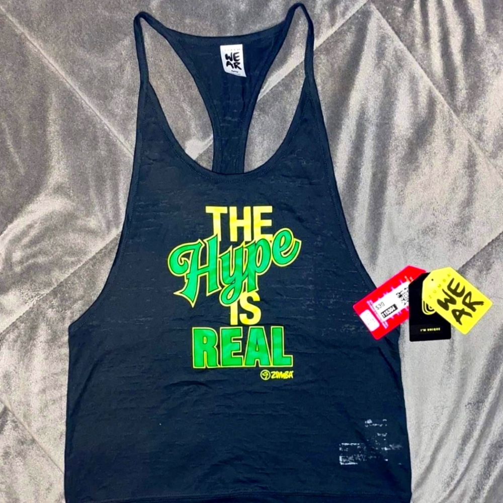 Zumba Wear Active Sports Tank Top Size Spicy